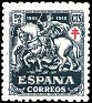 Spain 1945 Pro Tuberculosos 20 + 5 CTS Verde Edifil 994